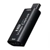 Epacket 미니 비디오 캡처 카드 USB 가젯 비디오 녹화 상자 PS4 게임 DVD HD 캠코더 라이브 브로드 캐스트340J에 적합합니다.