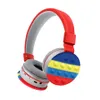Kablosuz Kulaklıklar Karikatür Kulaklık Bluetooth Popping Stres Oyuncakları Rahatlatmak Rahatlamak Çocuklar Için Rainbow Kabarcık Stereo