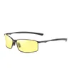 Güneş Gözlüğü Dave Retro Polarize Erkekler / Kadın Açık Hava Sürüş Klasik Ayna Metal Çerçeve Gölgeleri UV400 Eyewearunglasses
