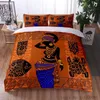 Set di biancheria da letto Stile etnico Maschera africana Set da ballo Federa e copripiumino Camera da letto in poliestere Decorativo Tessili per la casaBiancheria da letto