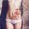 NXY Geçici Dövme Güzellik 1 Adet Makyaj Sahte S Çıkartmalar Gül Çiçekler Kol Omuz Su Geçirmez Kadınlar Büyük Flaş Vücut 0330