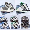 2023 Kid 1S Low Basketball Shoes Toddler Pine Green Game Royal Obsidian Chicago Bred Athletic Sneakers Multi-Color-TIE-DYE Outdoor Eur 24-35