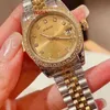 orologio di lusso Date Gmt marchio di lusso 31mm da donna automatico zaffiro meccanico acciaio inossidabile 316L quadrante rosa clock12633