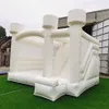 2022 활동 13x13ft 흰색 PVC 풍선 웨딩 바운스 성 슬라이드 점프 침대