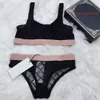 Frauen Dreipunkt-Badeanzug Mode Sommer zweiteilige Bikini-Anzüge Set mit Buchstaben Sexy Strand-Badeanzug-Badebekleidungs-Kleidung high-quali