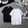 High Quantity 100% Cotton Custom Printing Plain White T shirts for Men 220609