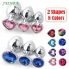 FXINBA Plug anale in acciaio inossidabile Butt in metallo Set di grandi dimensioni Coda perline Gioielli Buttplug Giocattoli sexy per adulti per le donne Man2135316