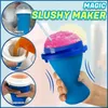 Frullati rapidi Tazza di succo di frutta fatto in casa Bottiglia di frappè Slush Shake Maker Tazza di raffreddamento rapido Gelato Magic Slushy Maker 220614