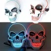 UPS Halloween Horror Mask Led Glowing Masks Purge Masks 선거 마스카라 의상 DJ Party Light Up Masks Glow in Dark 10 Colors