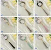 9 styles Silicone Bead Bracelet Key chain Women Anti Loss Leopard Spots Wood Tassel Bracelets Keyschain For Party Gift