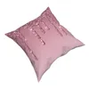 Kudde/dekorativ kudde elegant rosa droppande glitter kudde hem dekorativt kudde omslag för bilpolyester dubbelsidig tryck