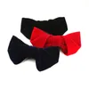 Papillon Sitonjwly Moda Uomo Bowtie Cravatta di velluto Gentleman Party Per lo sposo Cravatta Gravata Accessori Logo personalizzatoArco Emel22