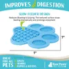 Dog Slow Feeder Tapis de léchage de chat Forme de griffe Tapis de léchage pour animaux de compagnie Ralentit les mangeoires Chiens Bol Le gel de silice de qualité alimentaire ne contient pas de BPA Safe No-Toxic Training Plate Wholesale J02