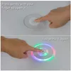 Acryl Ultra-Thin Glow Coaster 10cm LED Lichtgevende Flesstickers Lamp voor Vakantie Patry KTV Bar Cocktail Cup Vaas Decor