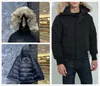 Winter outdoor leisure sports down jackets white duck windproof parker long leather collar cap warm real wolf fur Stylish Bomber Jacket Adventure water proof Coats