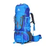 Camping vandring ryggsäckar stora utomhusväska ryggsäck nylon superlight sport resväska aluminium legering stöd 80L 220722