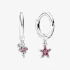 Dangle & Chandelier S925 Silver Color Earrings LOVE Earings Piercing Fit Original DIY Statement For Women Heart Pendientes Jewelry