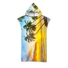 Towel Summer Vacation Microfiber Hooded Bath Beach Changing Cloak Surf Swimming