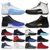 2022 MENSEURS TRACHERS BASKETBALL CHAUSSIONS 12 Black Taxi 12s Royalty Twist Utility Inverse Flue Game Winter Hyper Royal Sport Sneaker Trainer Fashion
