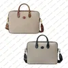 Men Fashion Casual Designe Luxury Business Bag Portfölj datorpåse Tote Crossbody Handväska Högkvalitativ topp 5A 674140 Purse Pouch