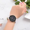 WRISTWATCHES LVPAI Bransoleta Bransoletka Watch Kobiety Moda skóra czarny kwarc zegarki na nadgarstki Damies Clock Relogio feminino reloJ MUJERWRISTWatch