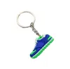 Preço em massa Creative Mini PVC Sneakers Keychains Men Mulheres esportes Running Shoes Keychain Girl Boy Backpack Key Chain Basketball Shoe Key Chains Acessórios