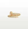 2022 디자이너 링 러브 링 링 남자와 여자 연인을위한 로즈 골드 보석 커플 반지 선물 크기