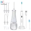 Portable Oral irrigator Teeth Cleaner electric Dental water jet flosser Scaling Remover USB Rechargeable Tooth Whitening Set 220623