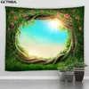 Tapestry Fairytale Forest Tapestry Magic Mushroom And Tree Kids Girl Bedroom Li