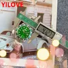 Orologio automatico da uomo di lusso da 41 mm, gemma al quarzo, lunetta con diamanti, movimento in acciaio inossidabile, orologio da polso impermeabile, luminoso, con zaffiro multifunzionale