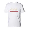 Мужская футболка 20SS Дизайнер 3D -буквы напечатанные стилисты повседневная летняя дышащая одежда Мужчины Женщины высококачественные пары пары футболка оптом