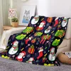 Christmas Blanket Fashion Adult Year Gift Christmas Party Decoration Quilt DIY Customized Picture Drop H Blankets 220616