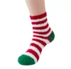 Лось рождественские носки Утолщенные коралловые флисовые женщины, мужчины, мужчины носки оптовые носки на полу зимние рождественские носки