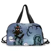 Duffel Bags Happy Halloween Style Sport Duffle Training Gym Men Woman Fitness Hållbar utomhus Sportande axelhelg Travelduffel