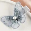 Butterfly Hair Clips Girls Fashion Ponytail Barrettes Fryzura