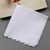 200 pçs lenço de algodão toalhas cortador diy em branco vieira lenço festa decoração guardanapos pano artesanato vintage hanky omã we2937871