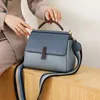 أكياس مسائية على النقيض من اللون 100 ٪ حقائب اليد الأصلية للنساء على نطاق واسع حزام حقيبة الكتف مصممة فاخرة السيدات Crossbody Bagsevening