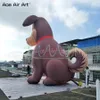 3/4/5M personalizados infláveis ​​Springer Spaniel Air Blown Dog Ballon para exposição de publicidade ao ar livre feita na China