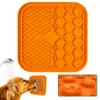 Mat For Pet Dogs Cats Slow Food Bowls With suction cup Feeding Foods Bowl Silicone Dog Lick Pad Slow Feeders Treat Dispensing