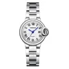 Montre-bracelet de luxe Ballon Bleu pour femmes et hommes, mode personnalisée, aiguille bleue, réseau de diffusion en direct Tiktok, ballon rouge, bracelet en acier rond, loisirs, Quartz Tfp1