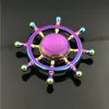 rainbow beyblade pack Metal fidget spinner star flower skull dragon wing Hand Spinner for Autism ADHD Kids adults antistres Toy