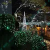 Strings Solar Lamp String 7m 50led 17M 100led 22meter 200leds Buiten IP65 Kerstverlichting Tuin Is Verlicht Met Decoratieve Ligh9941613