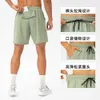 Luluemen Herren-Shorts, Sommer, lockere Laufhose, Fiess-Hose, leicht, atmungsaktiv, schnell trocknend, Unterwäsche, modisch, lässig, Sport, Capris, Fitnessstudio, Kleidung