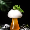 Mushroom Design 380ml cup Cocktail Glass wine glass , Novelty Drink Cup for KTV Bar Night Party