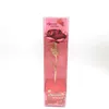 День матери Подарки Романтическая Золотая фольга Роза Подарочная коробка Party Fun Valentine's Days Вечный Розовый Цветок Домашний Декор 9 Цветов