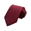 Bow Ties Professional Dress Business 8CM Tie Clothing And Matching Fashion Shirts Men's Gifts Silk Solid ColorBow