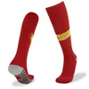 Professionella varumärkesrandiga sportfotbollstrumpor Hög knäcykling Lång strumpa julklappar Nonslip Football Sock för vuxen1064885