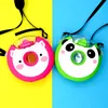 Donut Kettle schattig roze varken en groene panda waterflessen met rietjes en banden kinderen met draagbare tuimelaars dhl