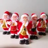 Juldekorationer Rock Santa Animated Piano Drum Claus Electrics för barn Xmas Home PartyChristmas