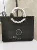 2022 New Canvas Shopping bag OP92 Fashion denim Leather Trend Super capacity Travel leisure resort designer luxury Deauville Universal Tote bag